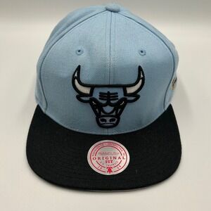 Mitchell & Ness Chicago Bulls 1991 World Champions Snapback Hat Blue Black NBA